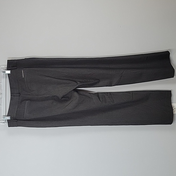 Michael Kors Gray Straight Leg Trousers Pants - Picture 4 of 7